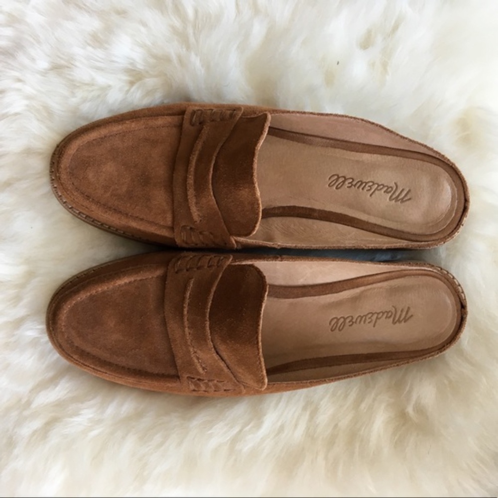 Madewell Backless Suede Loafers